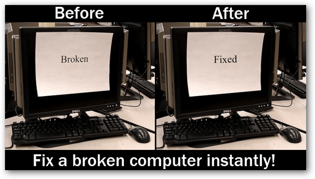 Rešite vsak računalniški problem s tem enostavnim trikom!