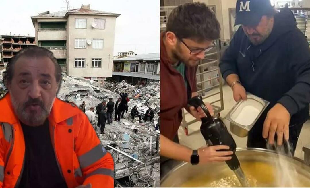 Šef Mehmet Yalçınkaya, ki je trdo delal na potresnem območju, je pozval vse! "Nič ..."