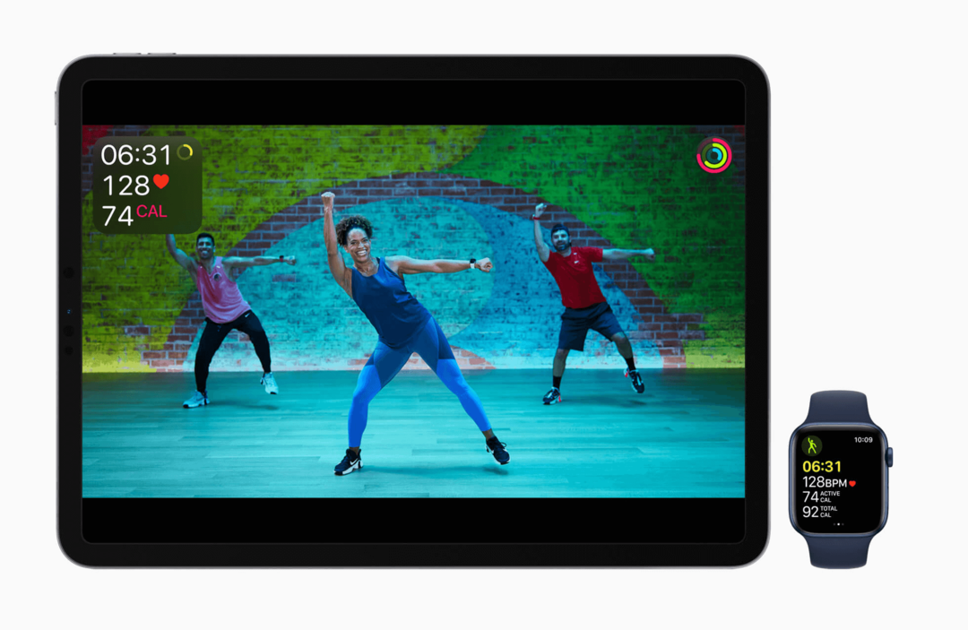Apple Fitness na iPadu