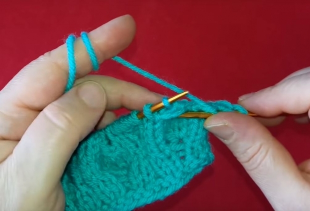 Kako narediti vzorec za pletenje maline?