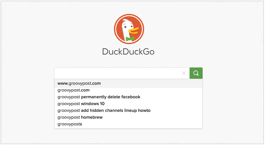 Spletno mesto DuckDuckGo