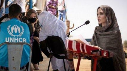 Angelina Jolie obišče begunsko taborišče