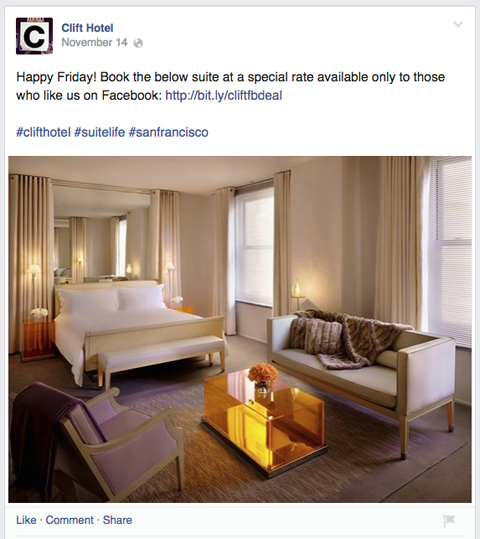 klift hotel facebook upate