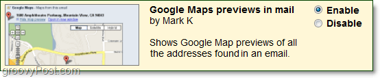 Pregled pregledov Google Maps v laboratorijih Gmail