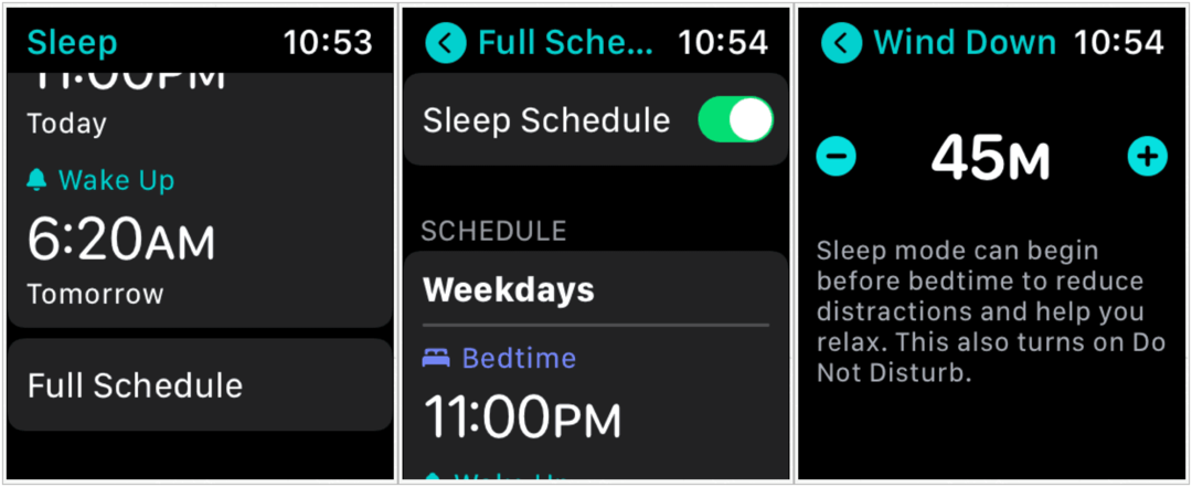 Uporaba funkcije nove spanja v napravah iPhone in Apple Watch