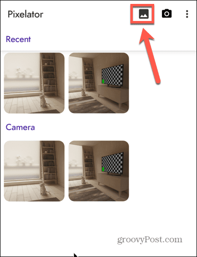 fotografije aplikacije pixelator