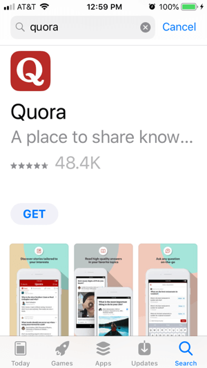 Do Quore dostopajte na namizju ali mobilnem telefonu.