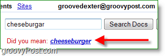 nikoli več ne zavajajte čizburgerja! google Dokumenti imajo črkovalne predloge 