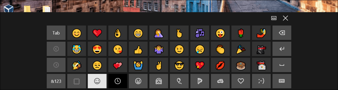 omogoči tipkovnico emoji Windows 10