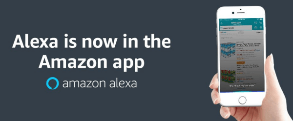 Amazonova storitev inteligentnega pomočnika Alexa je zdaj na voljo v glavni nakupovalni aplikaciji za iOS.