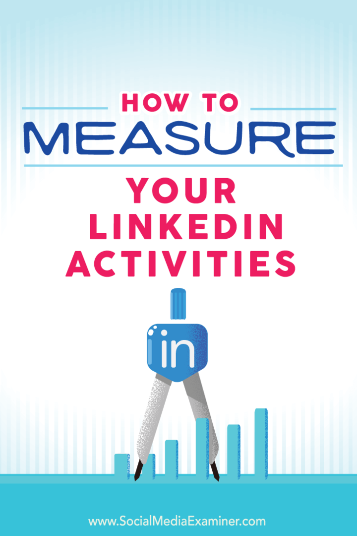 Kako izmeriti dejavnosti LinkedIn: Izpraševalec socialnih medijev