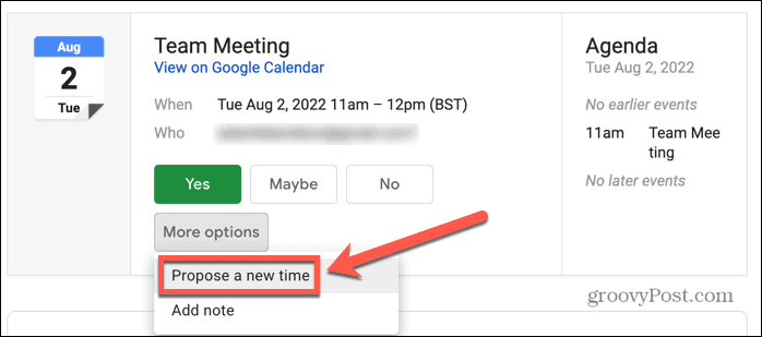 google koledar gmail predlaga nov čas