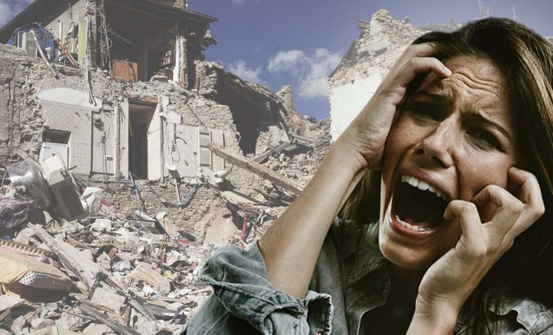 Se bojite potresa? Ali je prav, da se musliman boji?