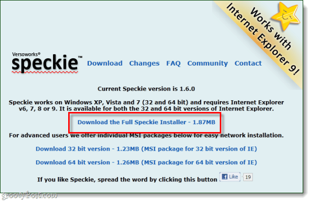 Dodajte preverjanje črkovanja v Internet Explorer 9 s Speckie