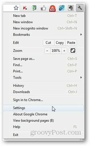 Privzeti spletni brskalnik Chrome 1