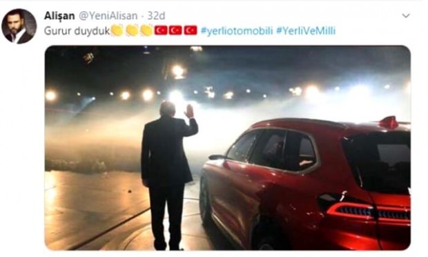Domače avtomobilske storitve predsednika Erdogana so pretresle družabne medije! Povečanje števila privržencev ...