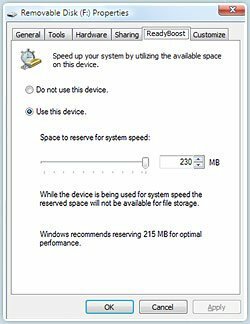 Kako povečati zmogljivost sistema Windows 7 in Vista z uporabo ReadyBoosta