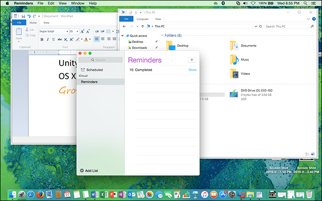 OS X Aplikacije za Windows