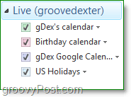 uvoziti google koledar v Windows v živo