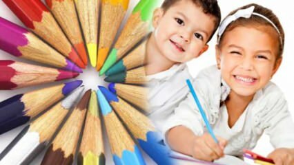 Kdaj lahko dojenčki razlikujejo barve? Kako se učijo barve? Barvna dejavnost predšolske šole