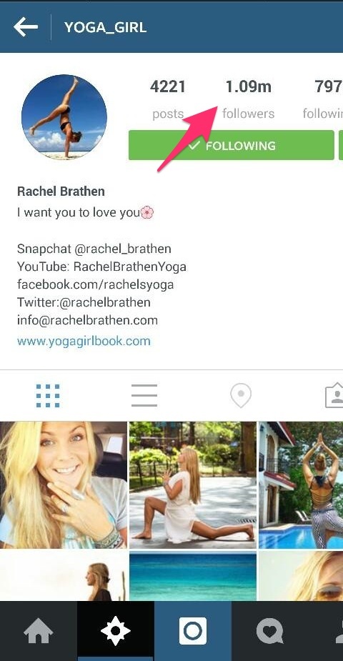 instagram račun za yoga_girl
