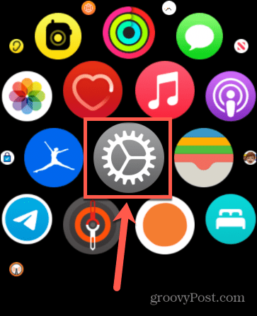 aplikacija za nastavitve ure apple
