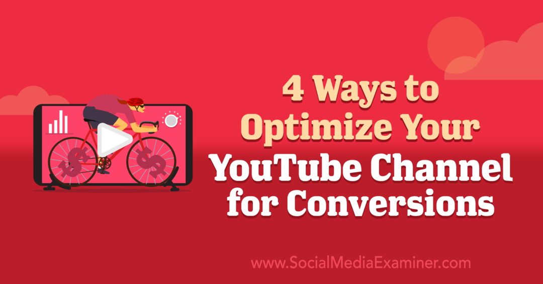 4 načini za optimizacijo vašega YouTubovega kanala za konverzije avtorja Anna Sonnenberg