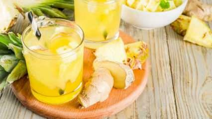 Kako narediti limonado proti edemu? Detox recept za lajšanje edemov z ananasom! Recept za razstrupljanje