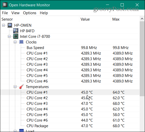 Preverite temperaturo CPU v sistemu Windows 11