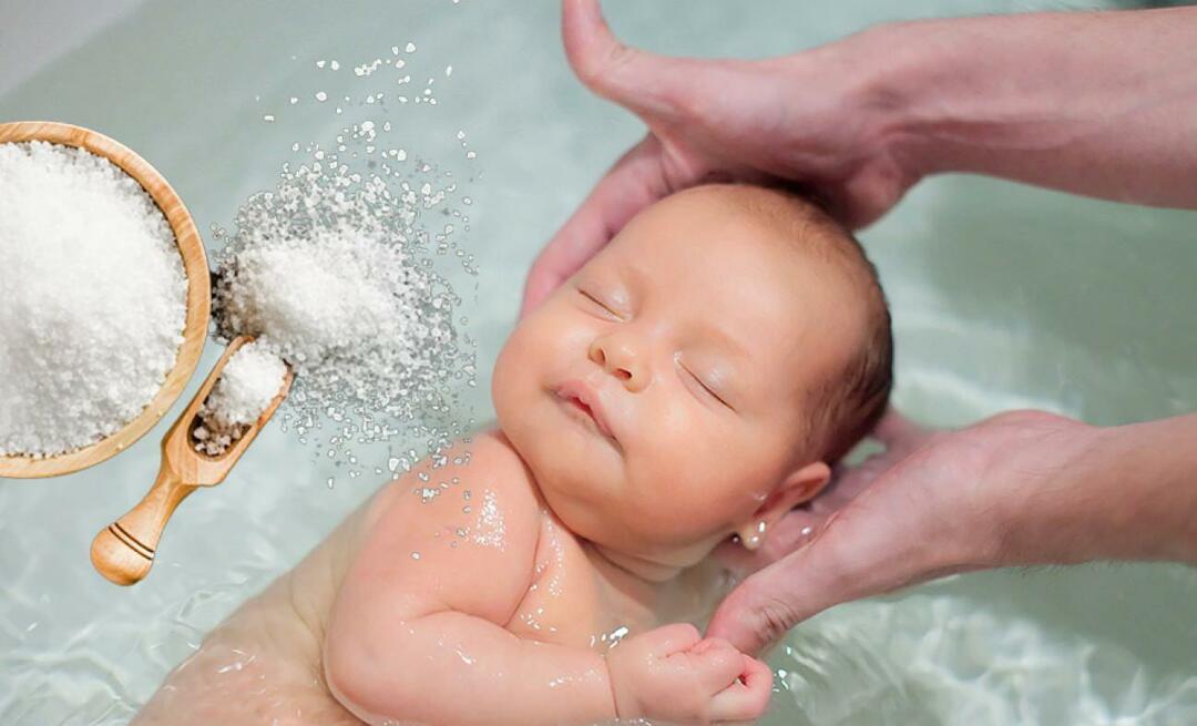 Ali je škodljivo kopanje dojenčkov s soljo? Od kod izvira običaj soljenja novorojenčkov?