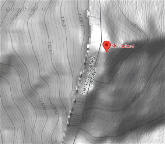 Poiščite Elevation na Google Zemljevidih