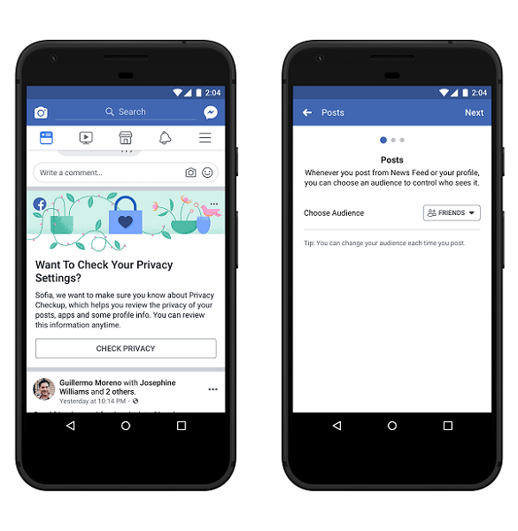 Facebook je predstavil novo središče za zasebnost in podatke, ki podjetjem pomaga razumeti njegove politike