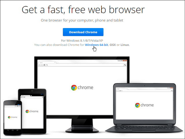 64-bitni Google Chrome je zdaj na voljo za Windows 7 in novejše