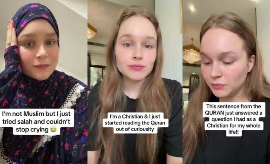 Mlada ženska, prizadeta zaradi dogodkov v Gazi, postala muslimanka! "Od zdaj naprej nekdo, ki bere Koran ..."