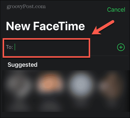 nov kontakt facetime