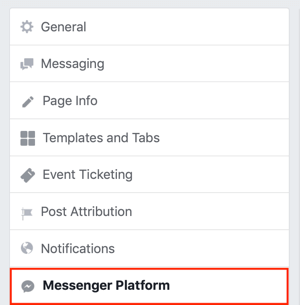Odprite zavihek Facebook Messenger Discover, 1. korak.