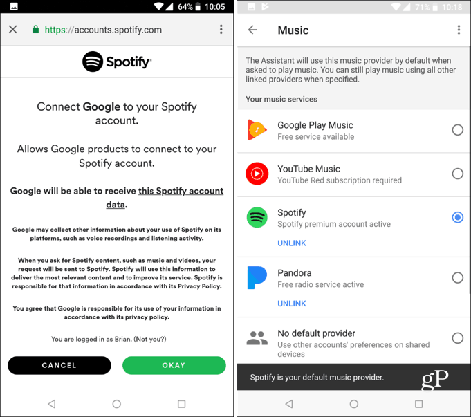 Nastavite privzeto glasbeno storitev Google Assistant