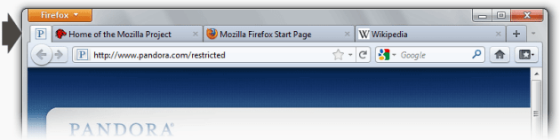 Firefox novi zavihki