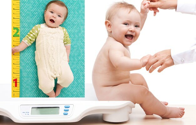 Kako izmeriti višino in težo dojenčkov