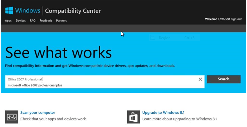 Microsoft je ubil svoje spletno mesto za združljivost z Windows
