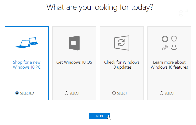 Microsoft zažene spletno mesto, da vam pomaga izbrati naslednji računalnik z operacijskim sistemom Windows 10