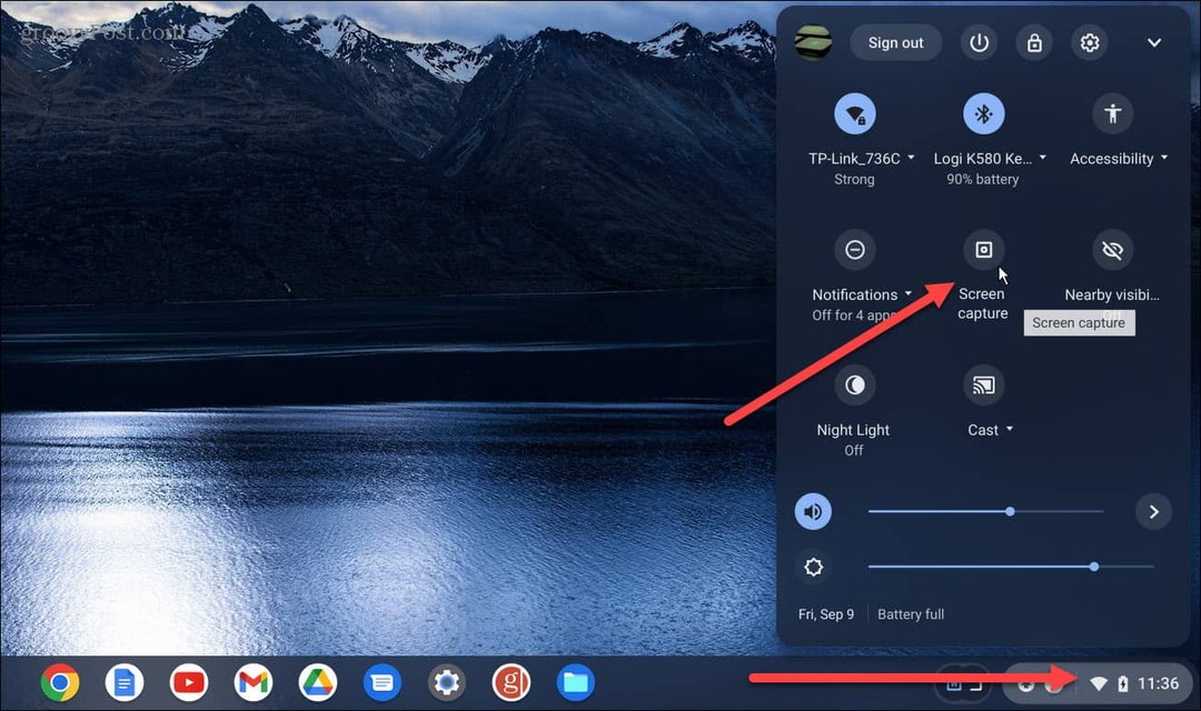 Kako snemati zaslon na Chromebooku