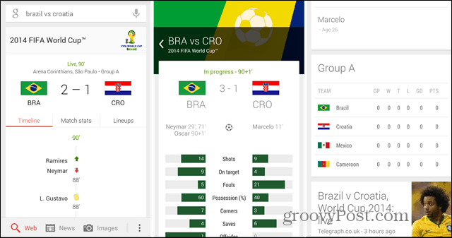 Svetovno prvenstvo 2014: Uporabite Google Now, da spremljate svoje ekipe