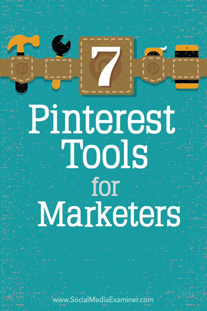7 Pinterest orodja za tržnike: Izpraševalec socialnih medijev