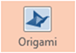 Origami PowerPoint prehod