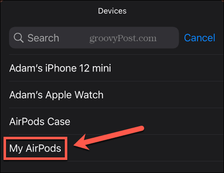 pripomoček za baterijo iphone select airpods