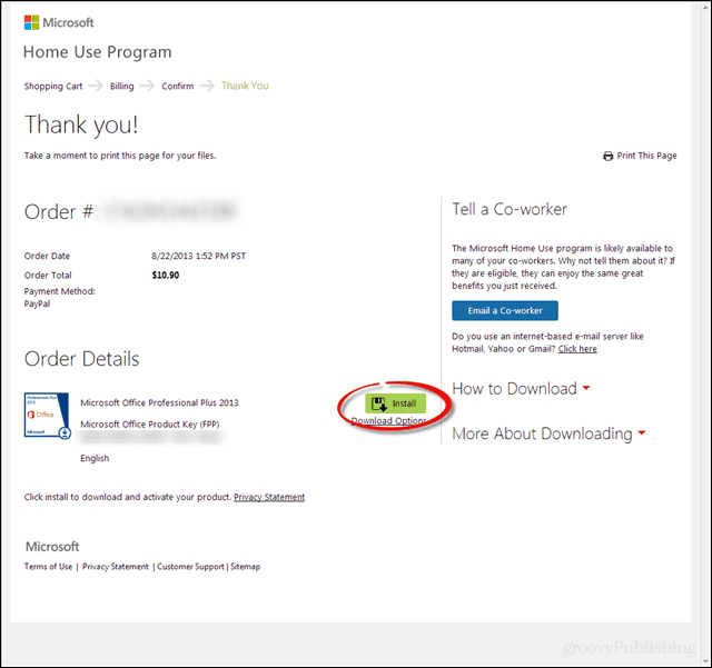 Pridobite Microsoft Office 2013 Pro za 10 USD prek programa za domačo uporabo
