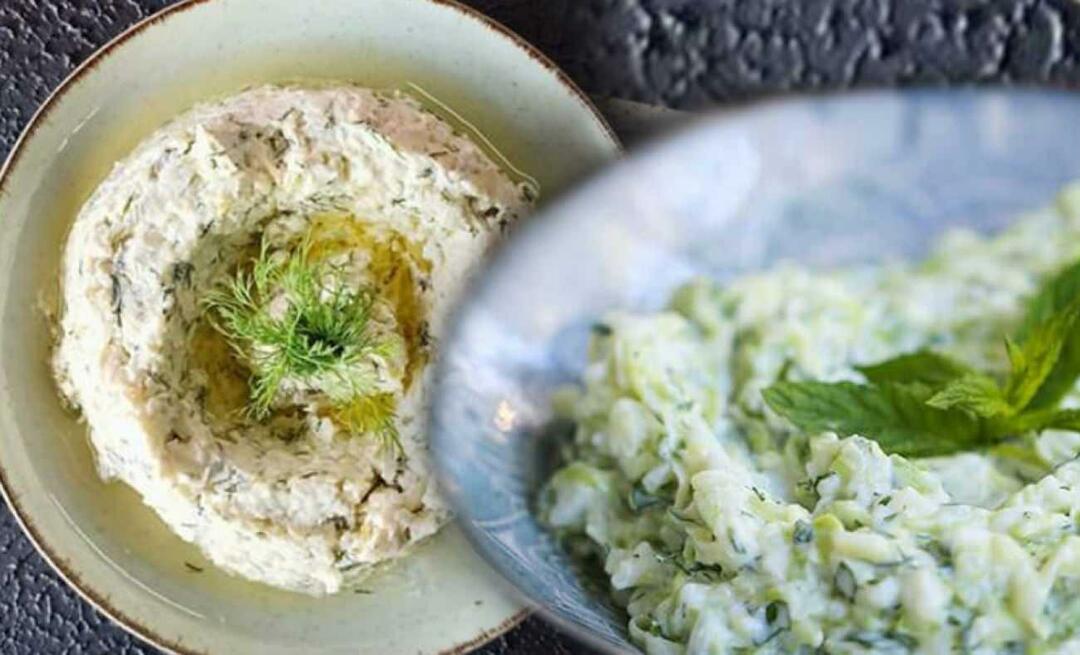 Kako narediti predjed Nuraniye regije Ege? Recept za zdravo solato Nuraniye Meze!