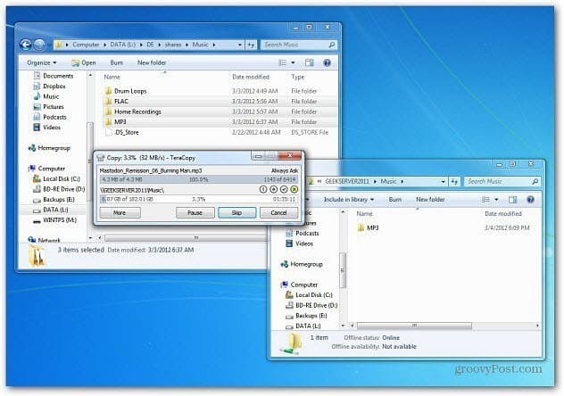 Windows 8: Uporaba funkcije nove datoteke za kopiranje