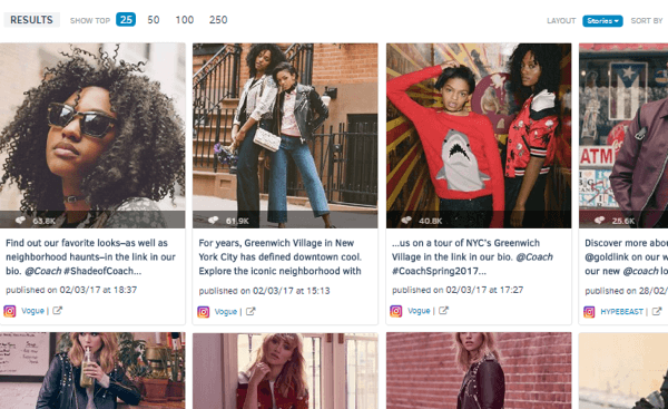 Ogledate si lahko tudi najbolj privlačne objave znamke Instagram v zadnjem tednu.